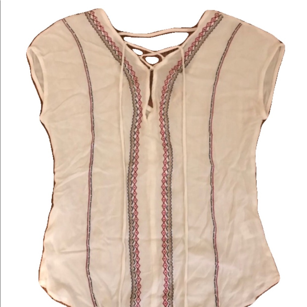 super cute summer cross cross top